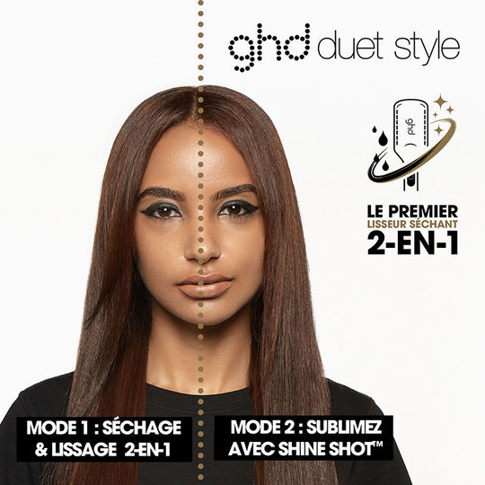 Lisseur séchant Duet Style noir