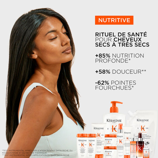 Bain satin riche Nutritive 500 ml rechargeable