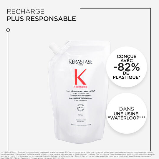 Bain décalcifiant réparateur Première recharge 500ml