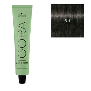 Coloration Igora Zero Amm 5-1 châtain clair cendré
