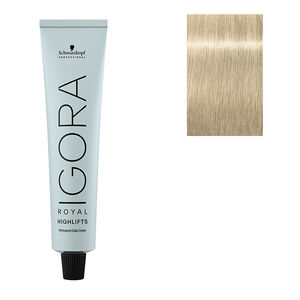 Coloration permanente Igora Royal 10-1 blond tr&egrave;s tr&egrave;s clair cendr&eacute;