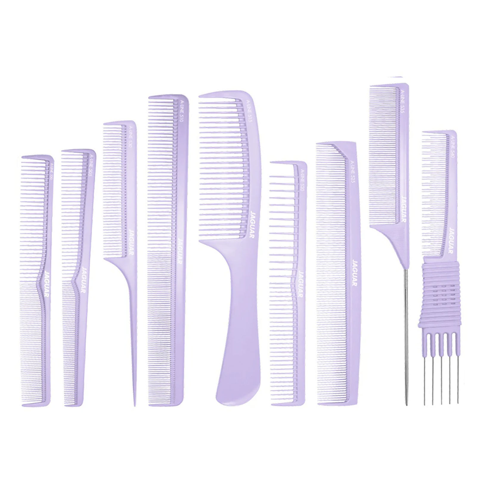 Set 9 peignes A-Line coral