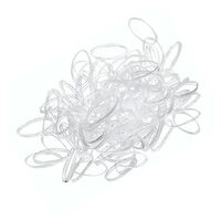 Mini &eacute;lastiques silicone transparents