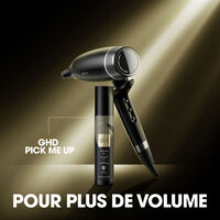 S&egrave;che cheveux Speed avec trousse et spray volume noir mat