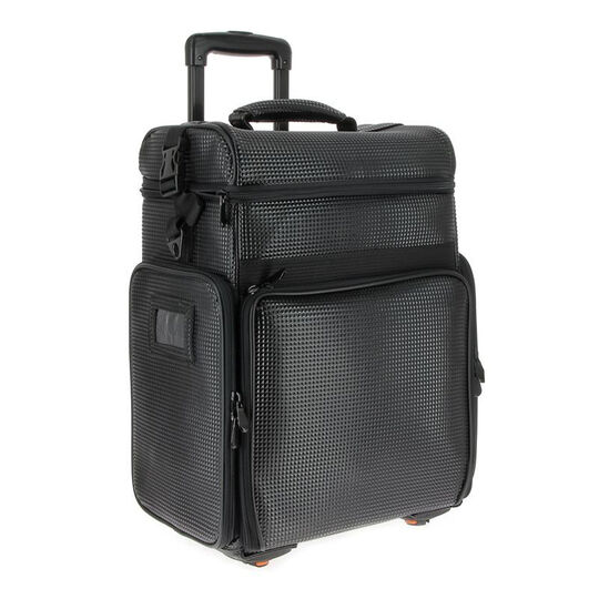 Valise trolley souple noire