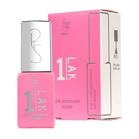 1-LAK vernis semi-permanent 3 en 1 pink lemonade