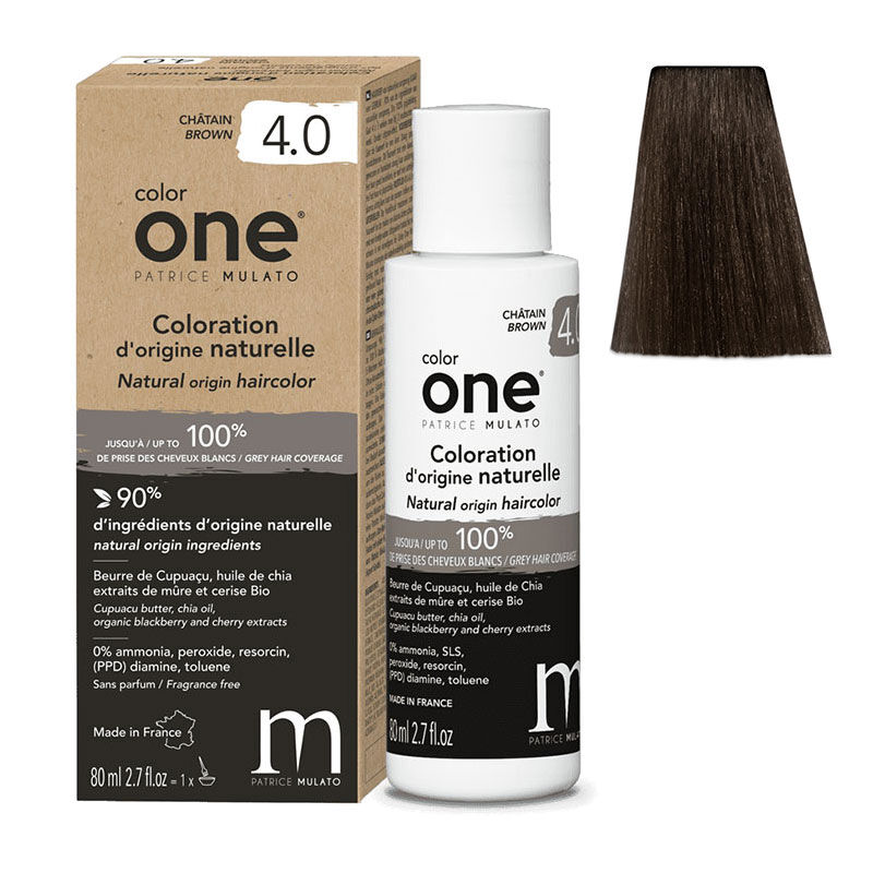 Coloration d'origine naturelle Color One 4.0 ch&acirc;tain