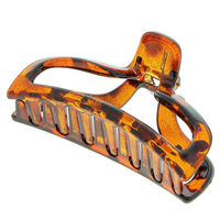 Pince à cheveux ajourée écaille