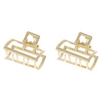 Mini pinces métal dorées