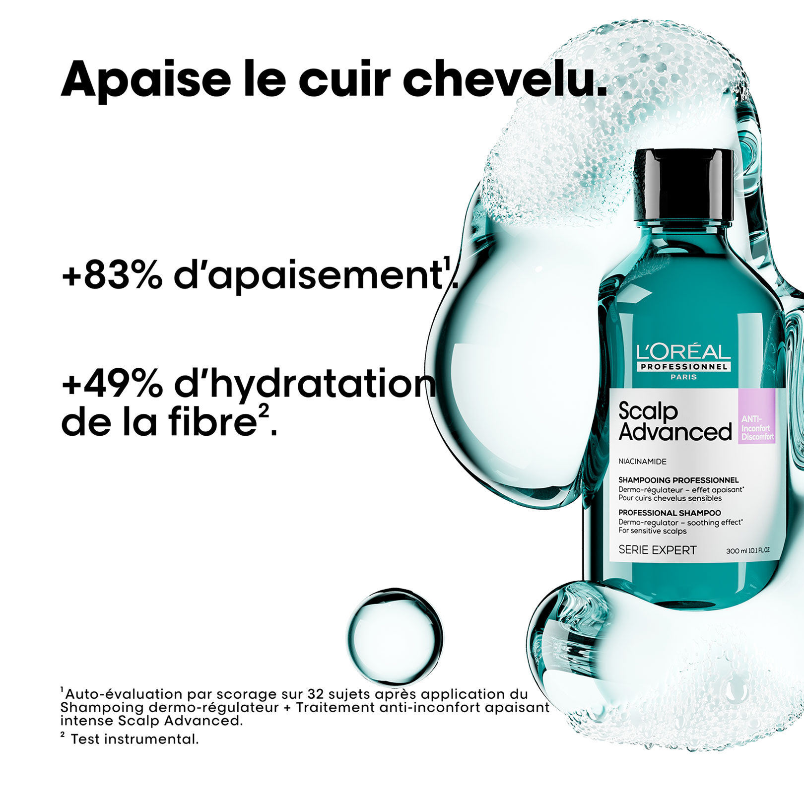 Shampooing dermo-r&eacute;gulateur anti-inconfort Scalp Advanced 300ml