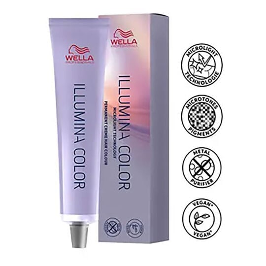 Illumina color 6/76 blond fonc&eacute; marron violine