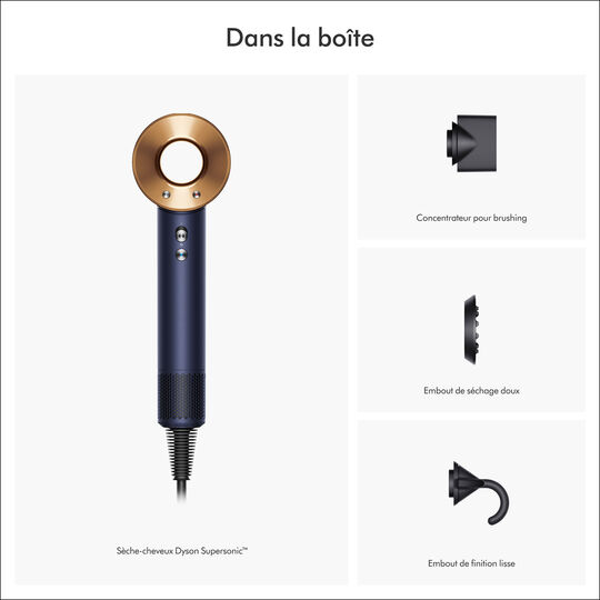 S&egrave;che-cheveux Supersonic cheveux raides &agrave; ondul&eacute;s