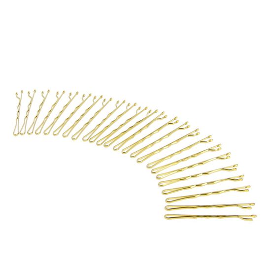 Pince guiche ondulée 4cm dorées