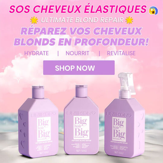 Spray scellant SOS anti-élasticité Peptides Blond Repair