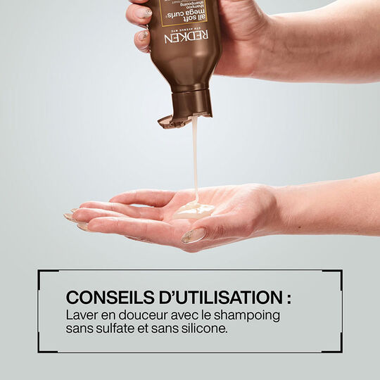 Shampooing pour cheveux bouclés à crépus All Soft Mega Curls
