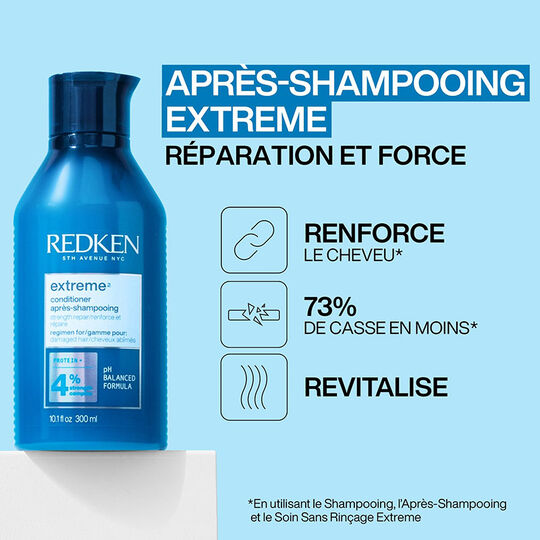 Le rituel Extreme fortifiant pour cheveux cassants