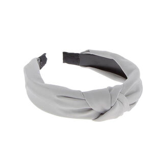 Serre-tête avec noeud argent