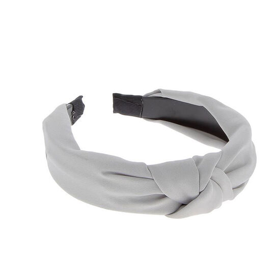 Serre-tête avec noeud argent