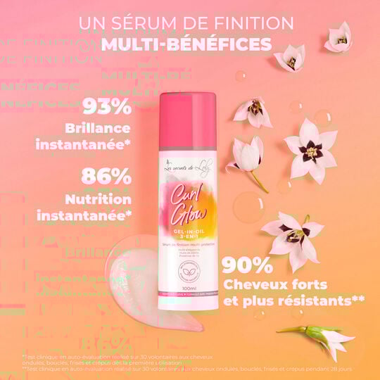 Gel en huile 3 en 1 Curl Glow