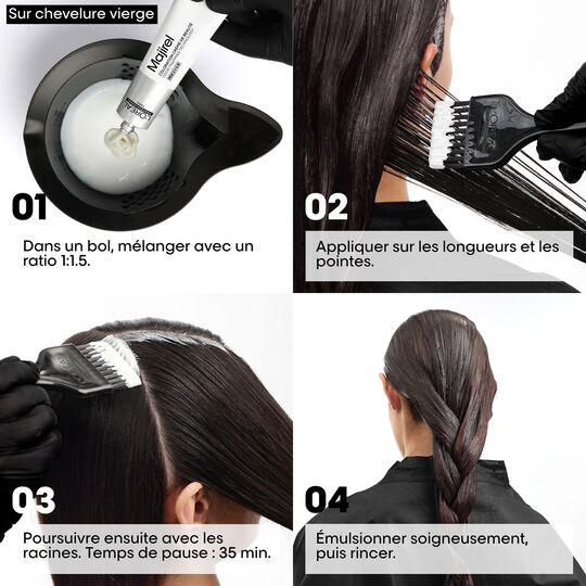 Coloration cr&egrave;me de beaut&eacute; Majirel CC 5.1 ch&acirc;tain clair cendr&eacute;