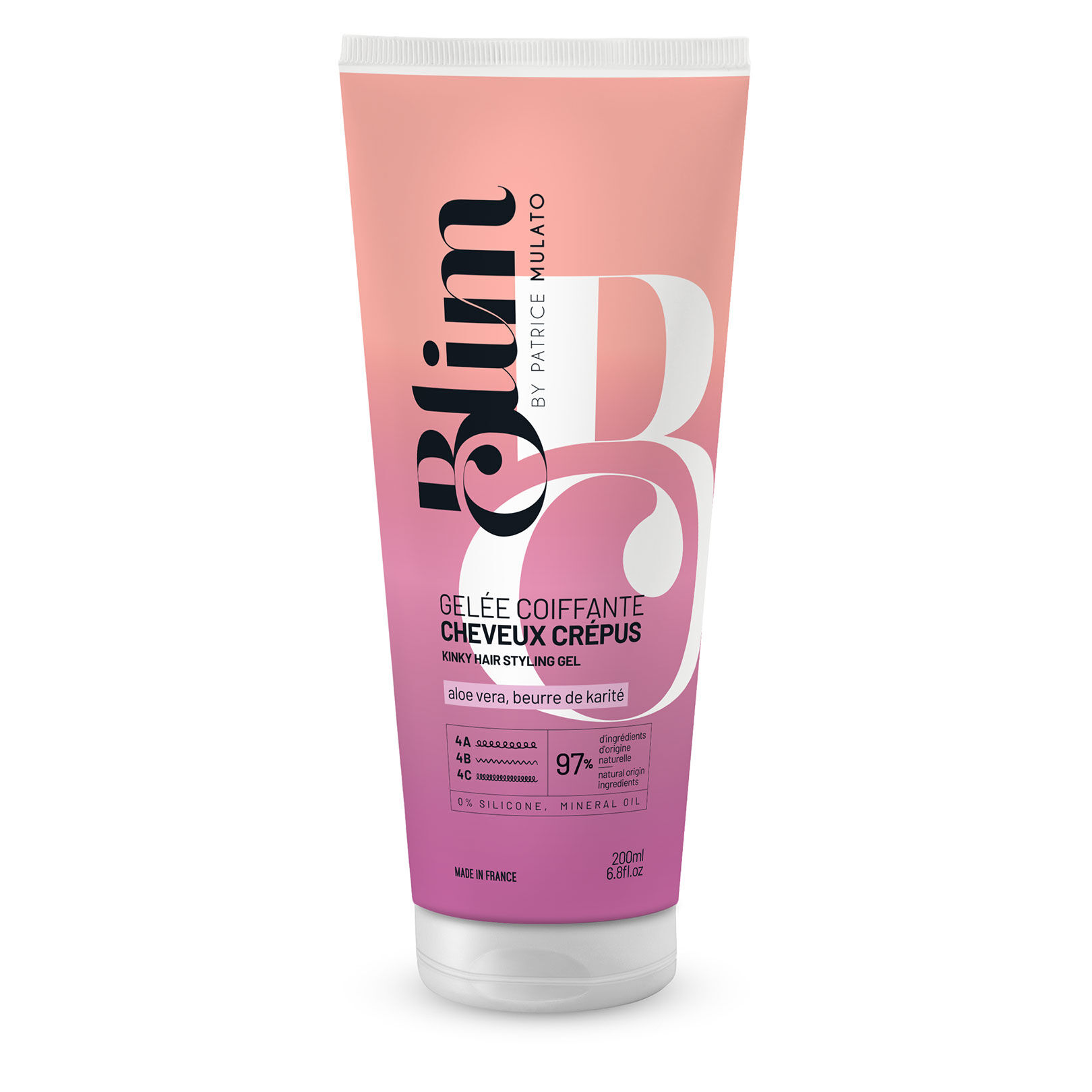 Gel&eacute;e coiffante cheveux cr&eacute;pus Blim