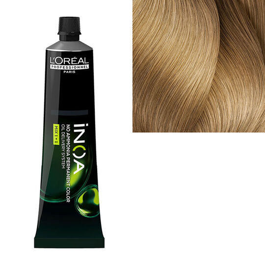 Coloration sans ammoniaque Inoa 9.31 blond très clair doré cendré