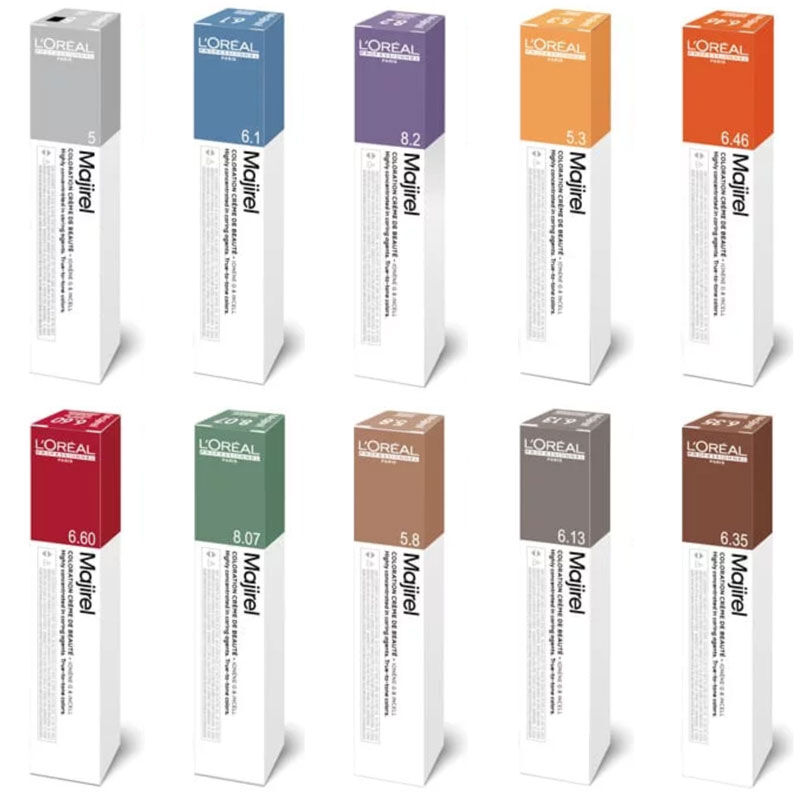 Coloration permanente Majirel 5.52 ch&acirc;tain clair acajou iris&eacute;