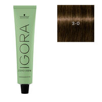Coloration Igora Zero Amm 3-0 ch&acirc;tain fonc&eacute; naturel