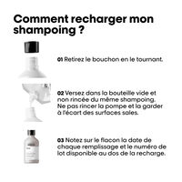 Shampooing déjaunissant Silver recharge 500ml