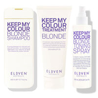 Routine cheveux blonds