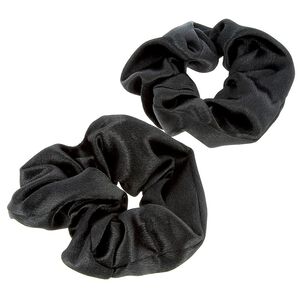 Chouchous satinés x 2 noir