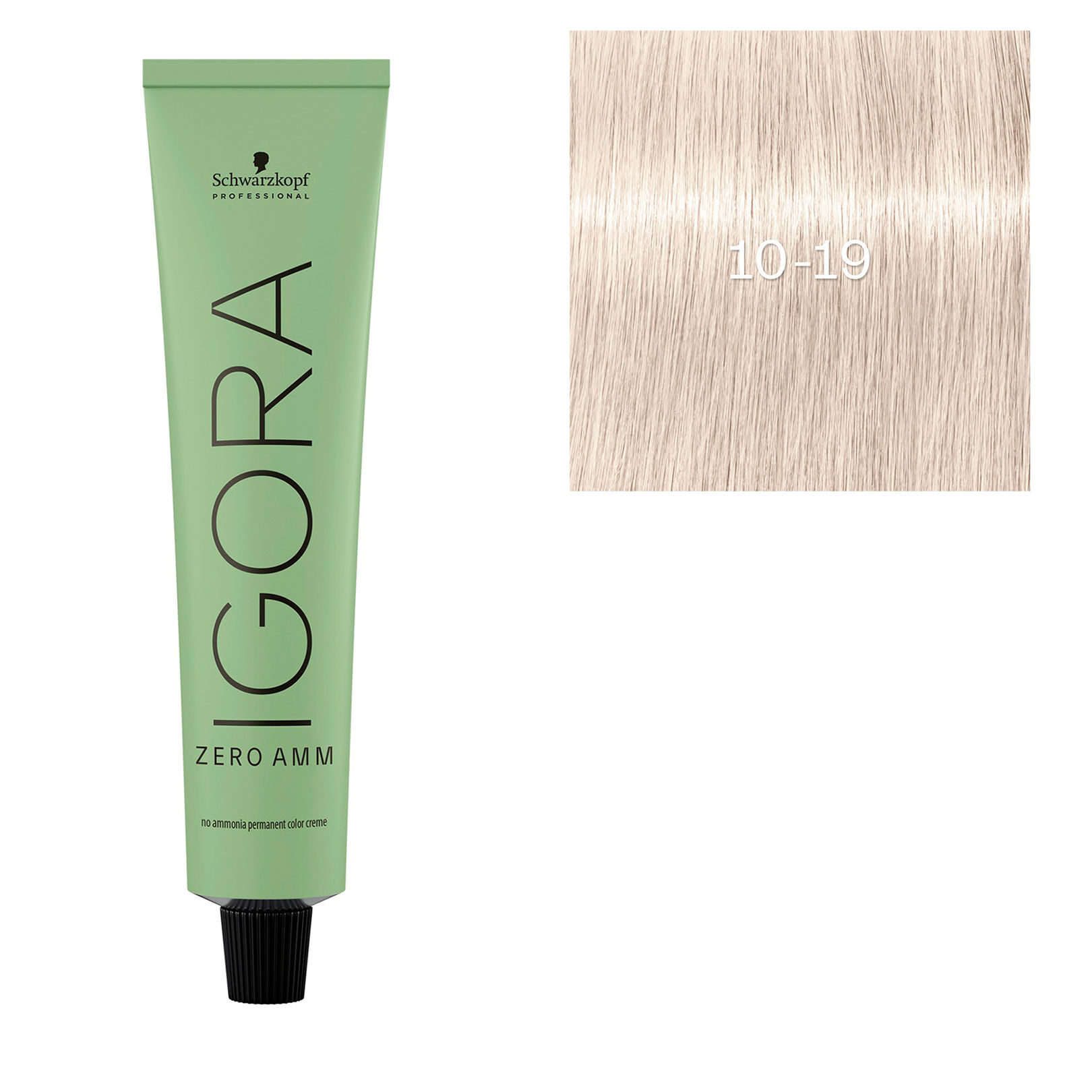 Coloration Igora Zero Amm 10-19 blond tr&egrave;s tr&egrave;s clair cendr&eacute; violet