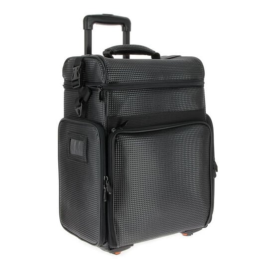 Valise trolley souple noire