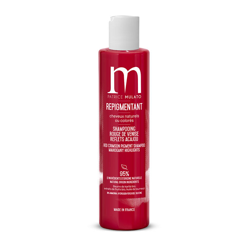 Shampooing repigmentant rouge de Venise