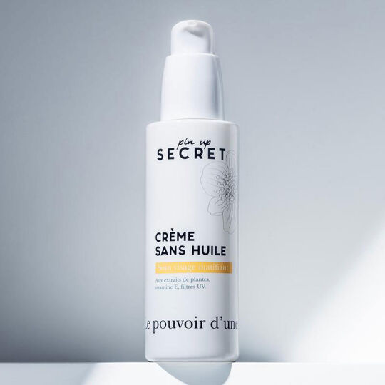 Crème sans huile soin matifiant hydratant visage