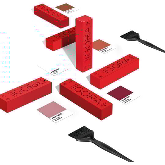 Coloration permanente Igora Royal 7-77 blond cuivré extra