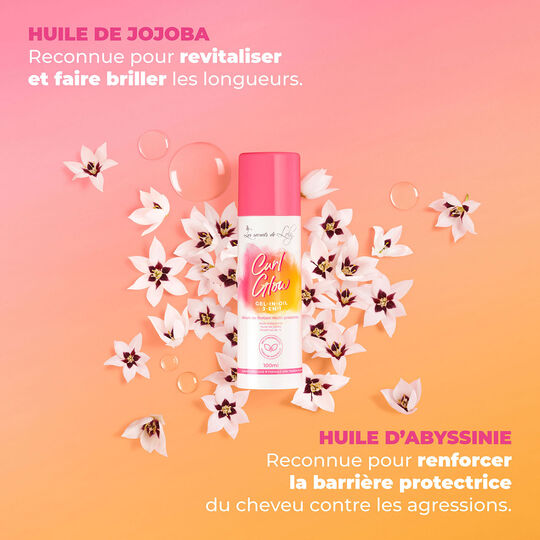 Gel en huile 3 en 1 Curl Glow
