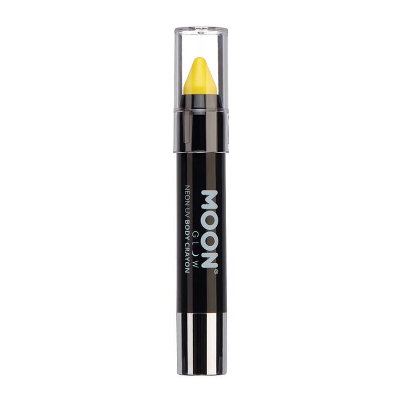 Crayon n&eacute;on corps et visage Moon Glow jaune