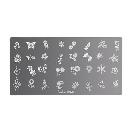 Plaque de stamping nail art 5