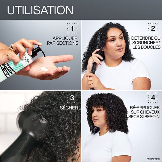Cr&egrave;me d&eacute;finition des boucles et hydratation Curl Stylers