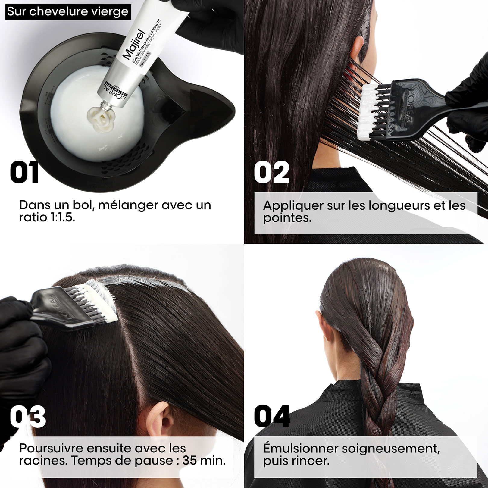 Coloration cr&egrave;me de beaut&eacute; Majirel 8.13 blond clair cendr&eacute; dor&eacute;