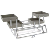 Vanity transparent avec tiroirs