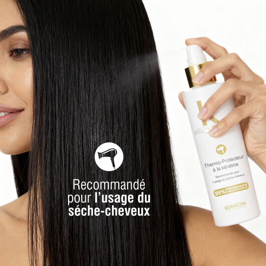 Thermo-protecteur à la kératine pour sèche-cheveux K Protect