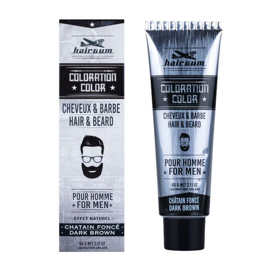 Coloration pour homme cheveux & barbe 3 châtain foncé