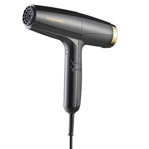 S&egrave;che cheveux Falco gris m&eacute;tallis&eacute; et or