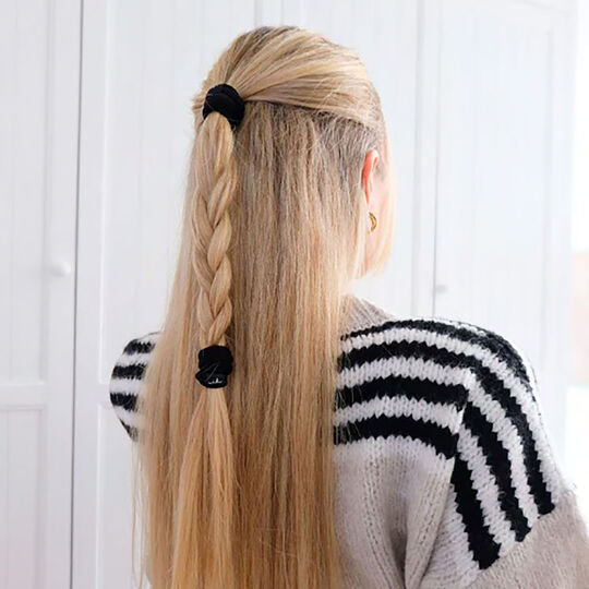 5 Élastiques Hair Tie noirs