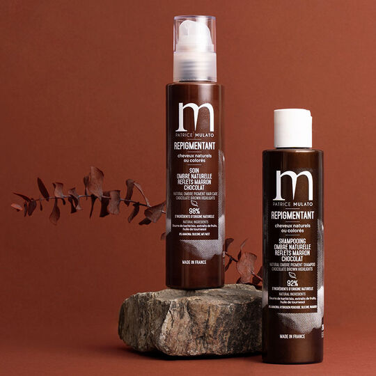 Shampooing repigmentant cheveux naturels ou colorés ombre naturelle