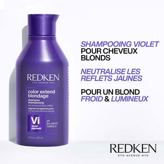 Shampooing neutralisant pour cheveux blonds Color Extend Blondage