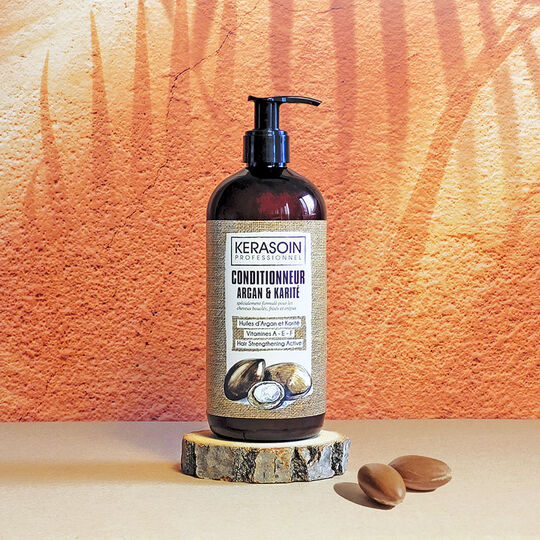 Conditionneur cheveux bouclés frisés Argan & Karité