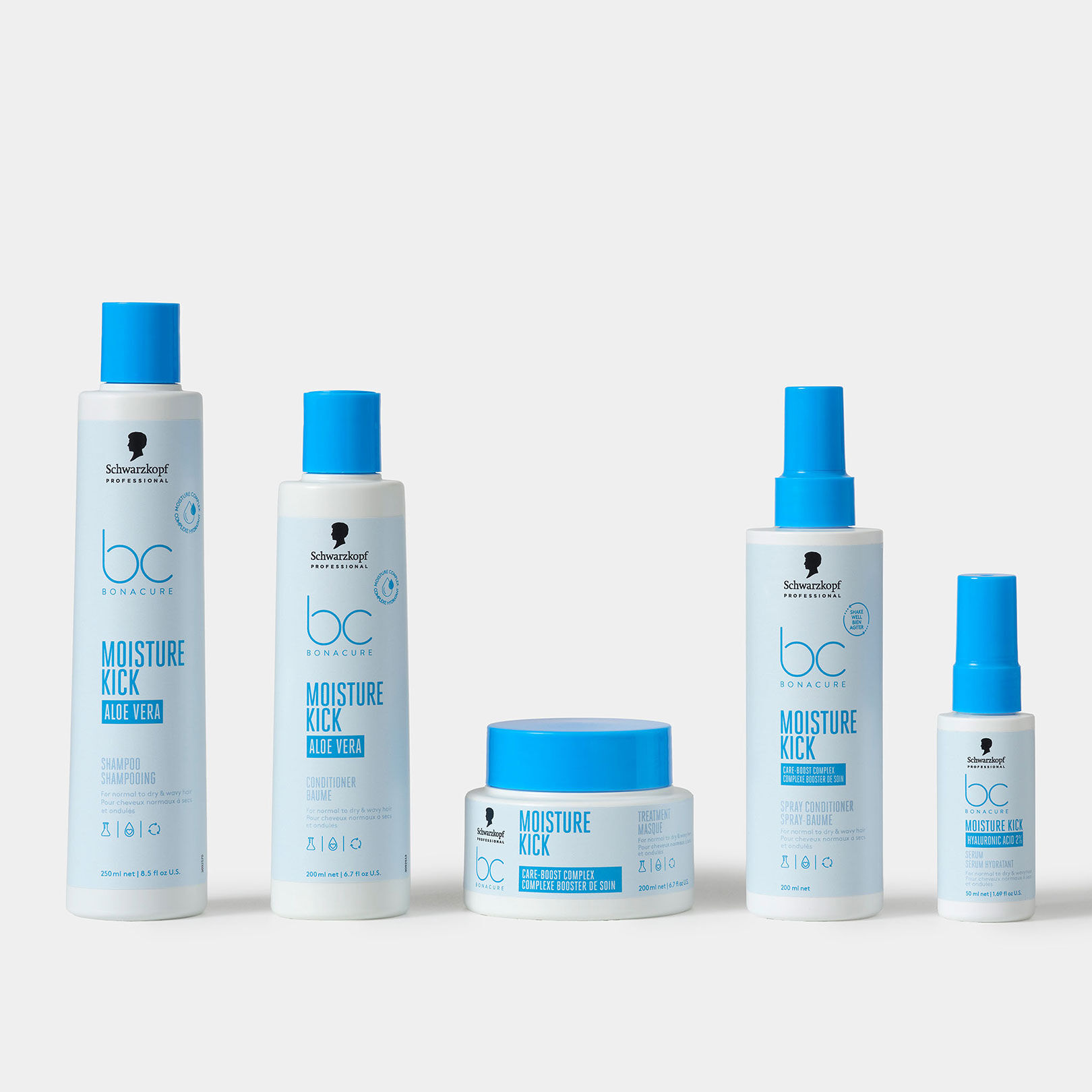 Spray-baume hydratant cheveux normaux &agrave; secs BC Moisture Kick 400 ml